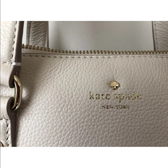 NWT Kate Spade ♠️ Ivory Crossbody or Satchel purse - Picture 2 of 8